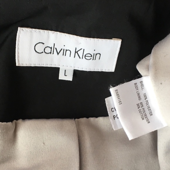 Calvin Klein NICE😍 black Fall jacket Large - Picture 7 of 8